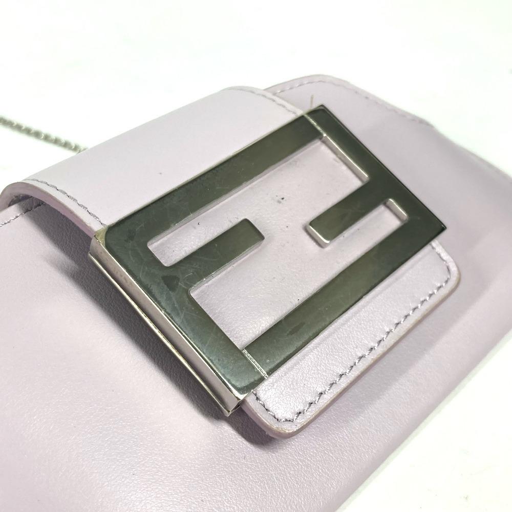 Fendi 7AS069 Eyewear Sunglasses Case FF Logo Glasses Case With Chain Pouch