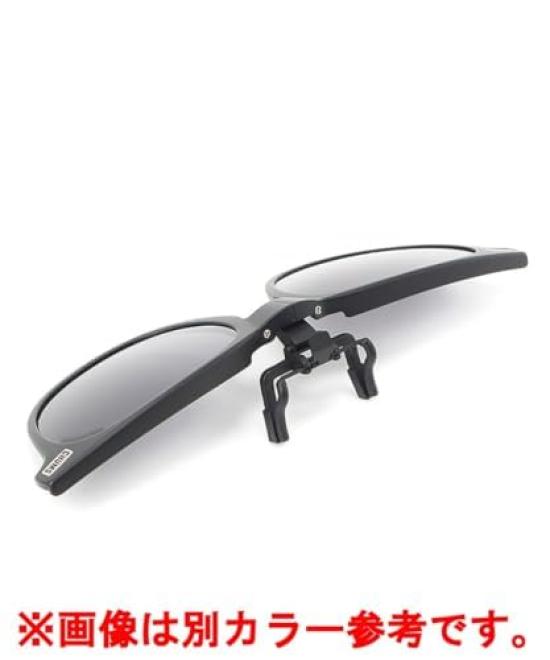 [CHUMS] Men's Clip-On Sunglasses - Sunglasses, Accessories, Outdoor, UV Protection, Lightweight, CH62-1871 Matt BlackSilver Mirror