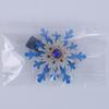 Snowflake Barrettes Studded Christmas Glitter Elegant Snowflake Hair Clip Christmas for Women, Snowflake