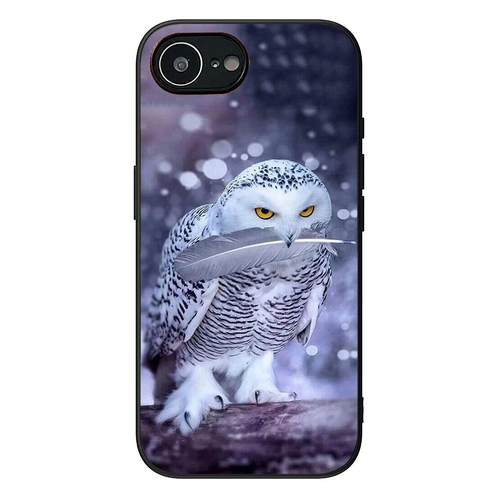 

Bald Eagle Owl Casing Phone Cover for Apple iPhone 13 12 Mini XS 11 Pro Max 7 8 Plus + XR SE 2022 2020 SE3 Soft Case iPhone 12