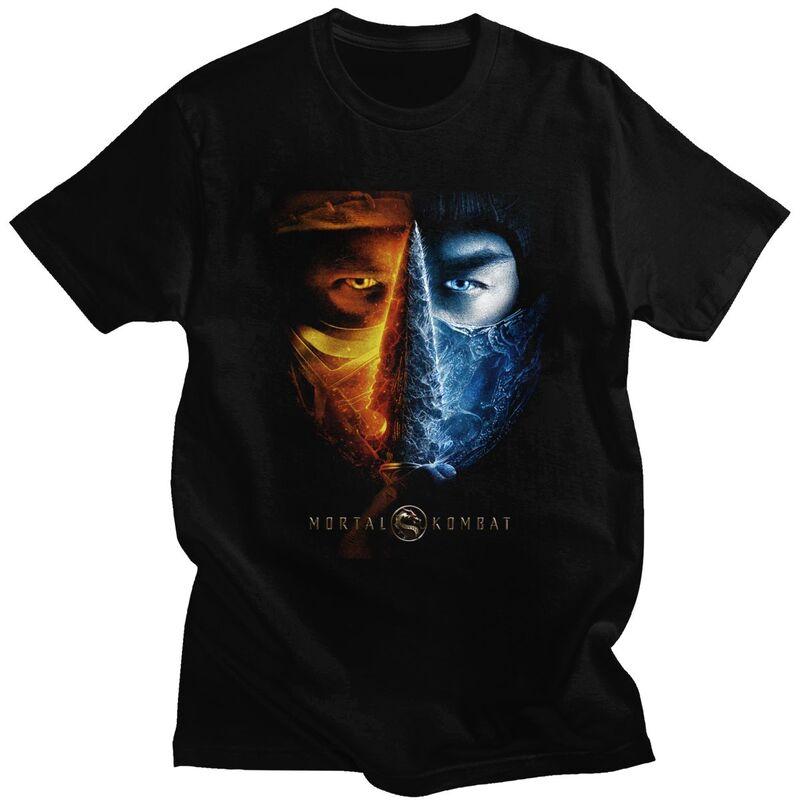

Custom Mortal Kombat Sub Zero Scorpion T Shirts Men Pure Cotton Tee Tops Fighting Game Tshirt Short-Sleeve Casual T-shirt - M... S разноцветный