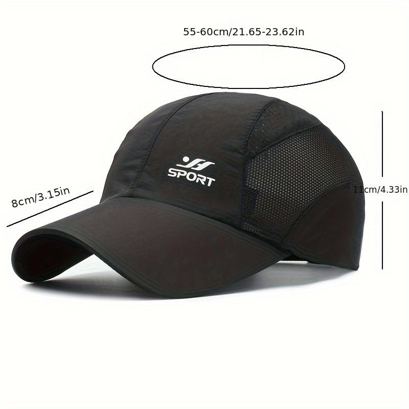 Stil: UV-Schutz-Baseballkappe mit schnelltrocknendem, weichem Oberteil, atmungsaktivem Strapback für Wandern, Angeln & Outdoor. Bleiben Sie geschützt in