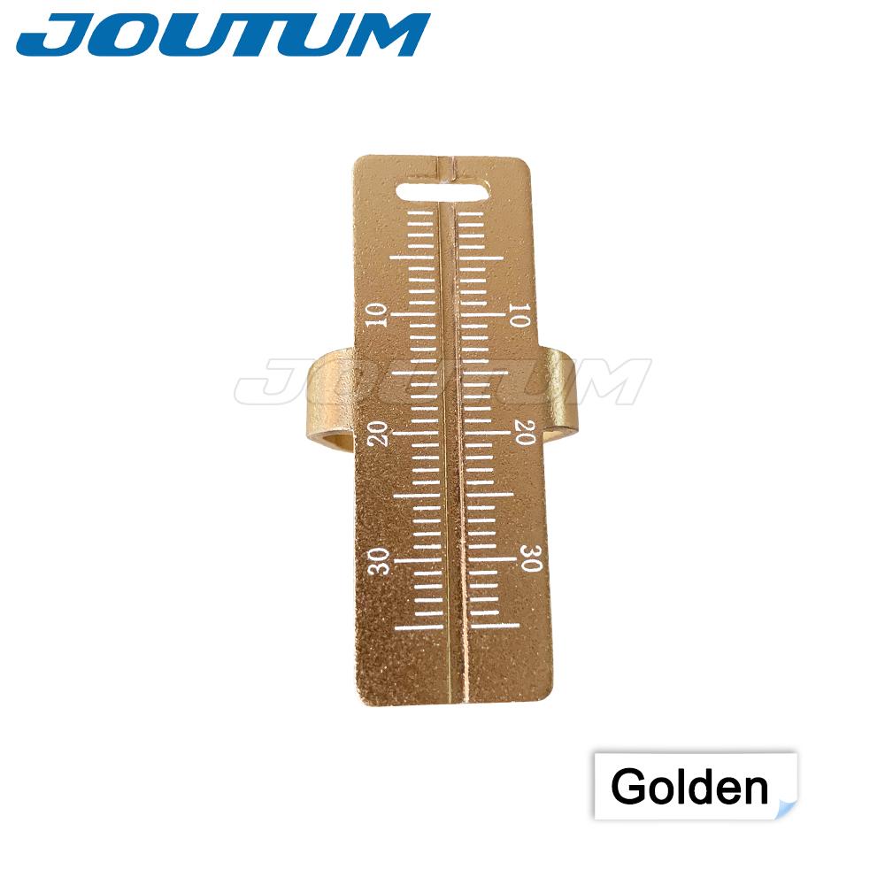 1pc Dental Rulers Aluminium Dentist Endo Finger Ruler Measure Scale Endodontic Dental Instruments Measuring Aluminium Endo Ruler