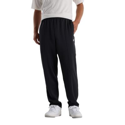 Modelo usado por Otani Calças de Treino de Malha Jersey Treino Corrida Absorvente de Umidade Secagem Rápida Roupa de Treino BK Masculino (Em linha reta)