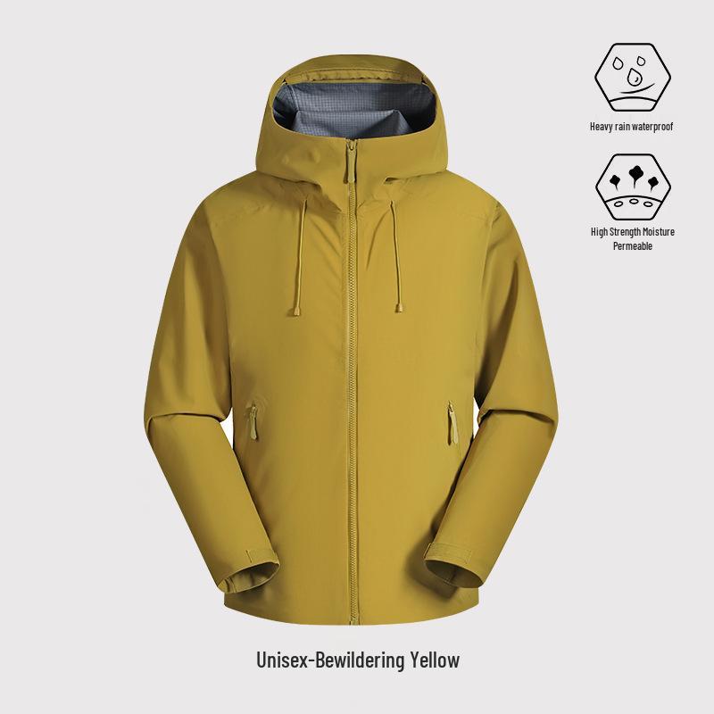 Bird's Style All-Weather Mountaineering Jacket: High Moisture and Vapor Permeability, Waterproof, Unisex for Couples