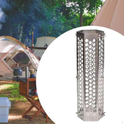 Chimney Anti Scalding Net Cover Flue Protector, Camping Furnace Pipe for Household,
