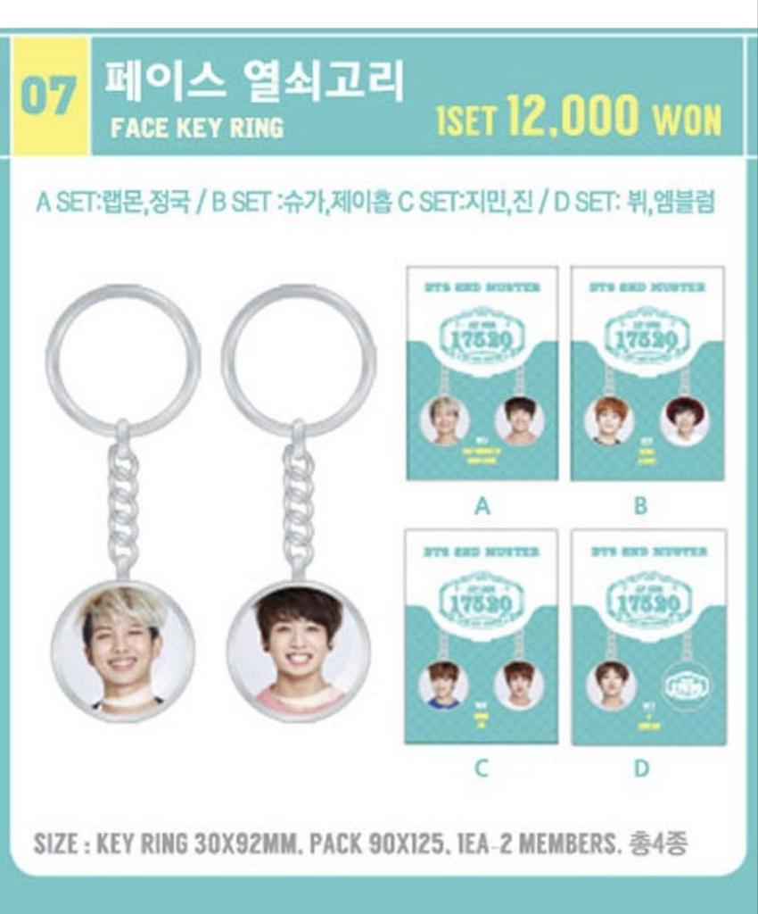 [USED] BTS Korea 2nd Muster Key Ring 17520 Jungkook