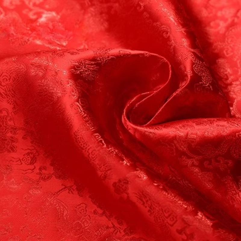 Wide 90cm Dragon Pattern Series of Brocade Fabric for Ancient Hanfu Cosplay Kimono Tang Suit Cheongsam and Silk Brocade Clothing