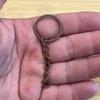 DIY Hand-Painted Doll Keychains Set with Lobster Clasp Rings