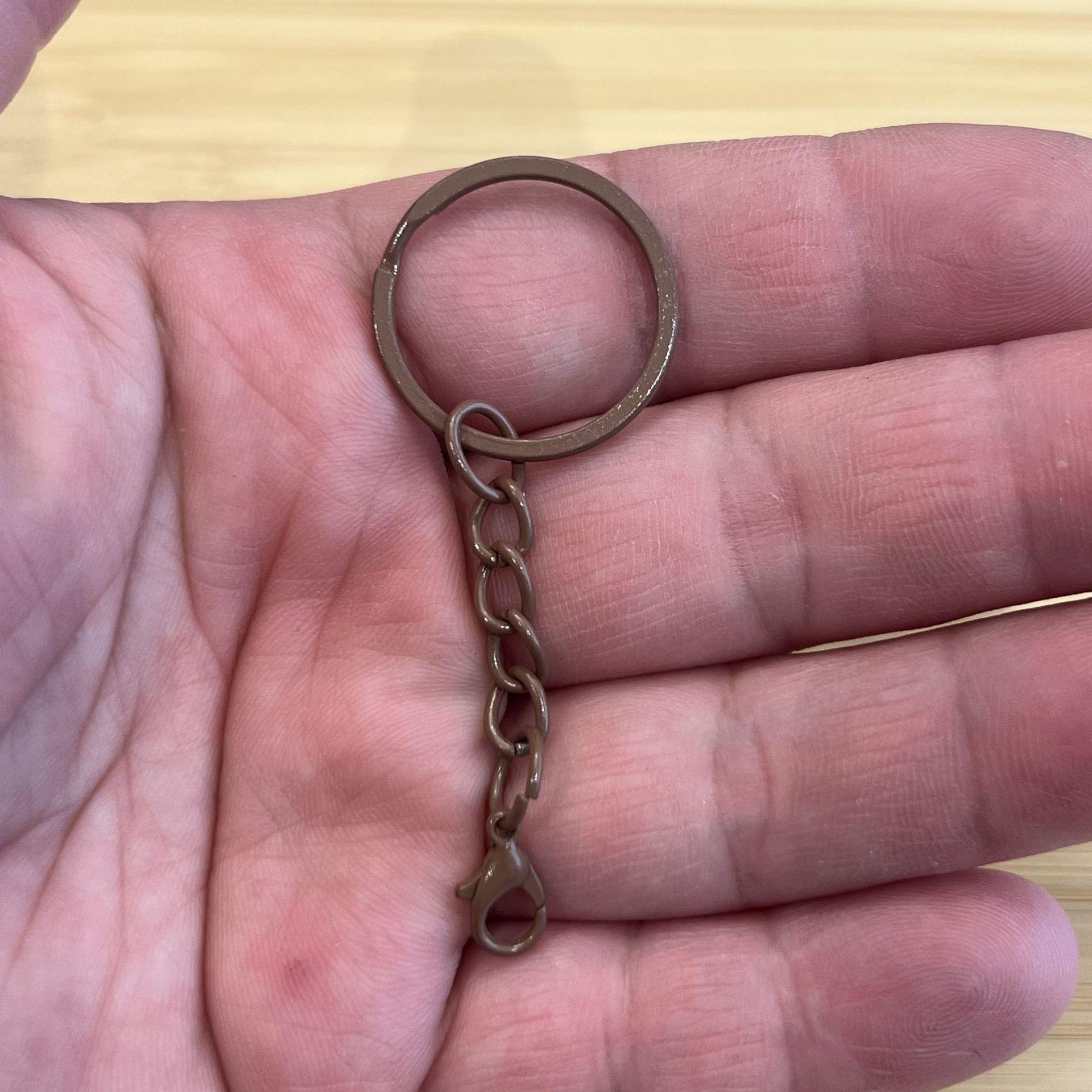 

Красочный эмалевый брелок с карабином-лобстером, кольцо для ключей для самодельных аксессуаров