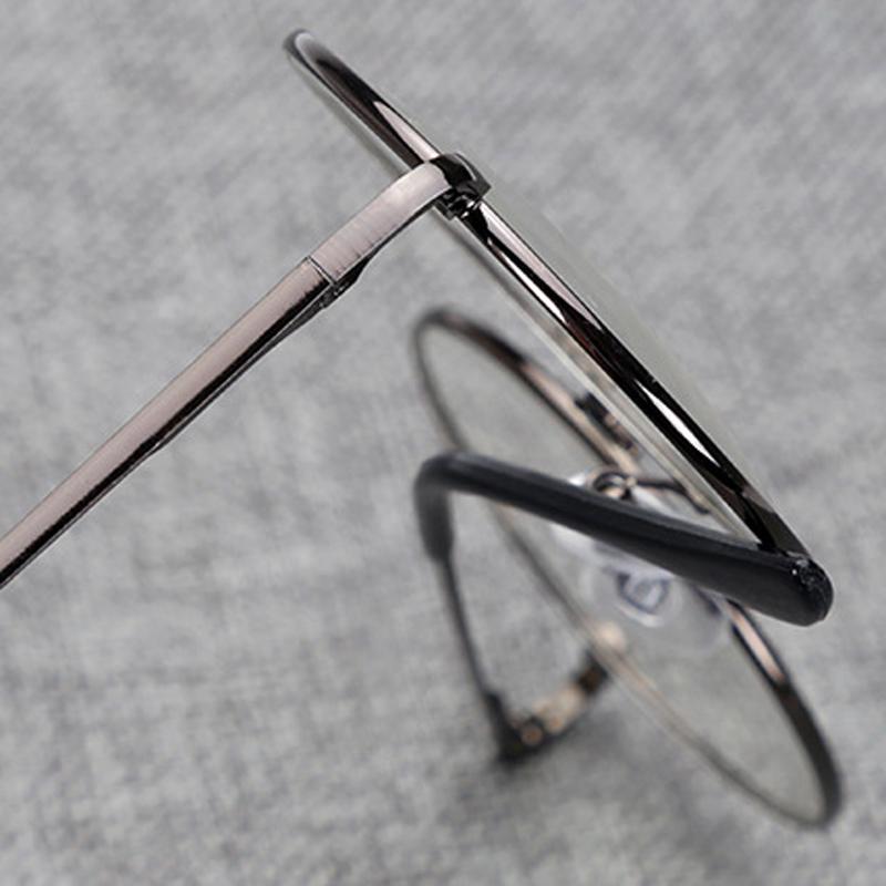 Literary Vintage Round Frame Myopia Glasses Diopter -1.0 -1.5 -2.0 -2.5 3.0 3.5 4.0 Unisex Anti-radiation Nearsighted Eyeglasses