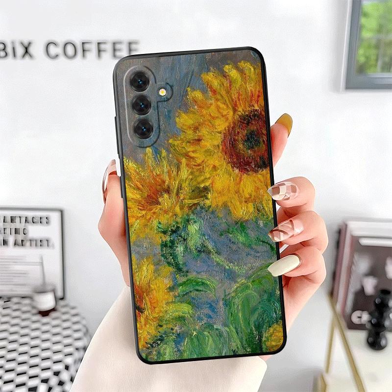 Van Gogh Oil Painting Aesthetics Soft Phone Case for Samsung A17 A37 A57 A16 A26 A36 A56 A15 A25 A35 A55 A14 A24 A34 A54 A13 A23