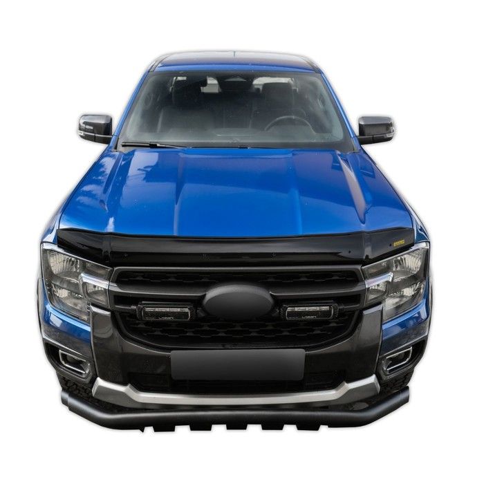 SCOUTT | Bra Capot Déflecteur Protection Pour Ford Ranger T9 Depuis 2023, Aérodynamique, Assemblage Facile, Aucun perçage requis