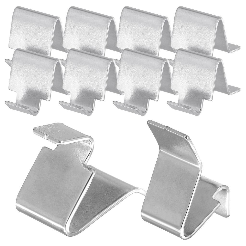 10Pcs High Strength Metal Cabinet Shelf Clips Heavy Duty Shelf Support Clips for File Cabinets Bookcase Shelving Mounting
