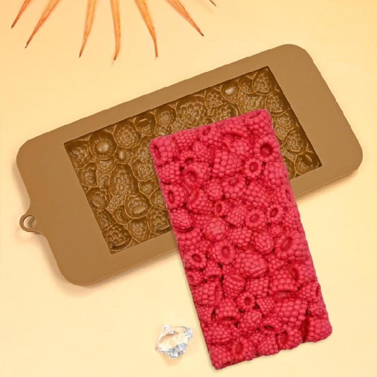 2Pcs Raspberry Clusters Silicone Chocolate Mould Easy To Demold Dessert Mould Practical Home Pastries Baking Tool