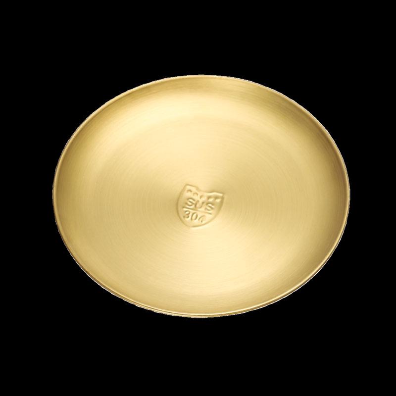 Korean Style 304 Stainless Steel Serving Plate