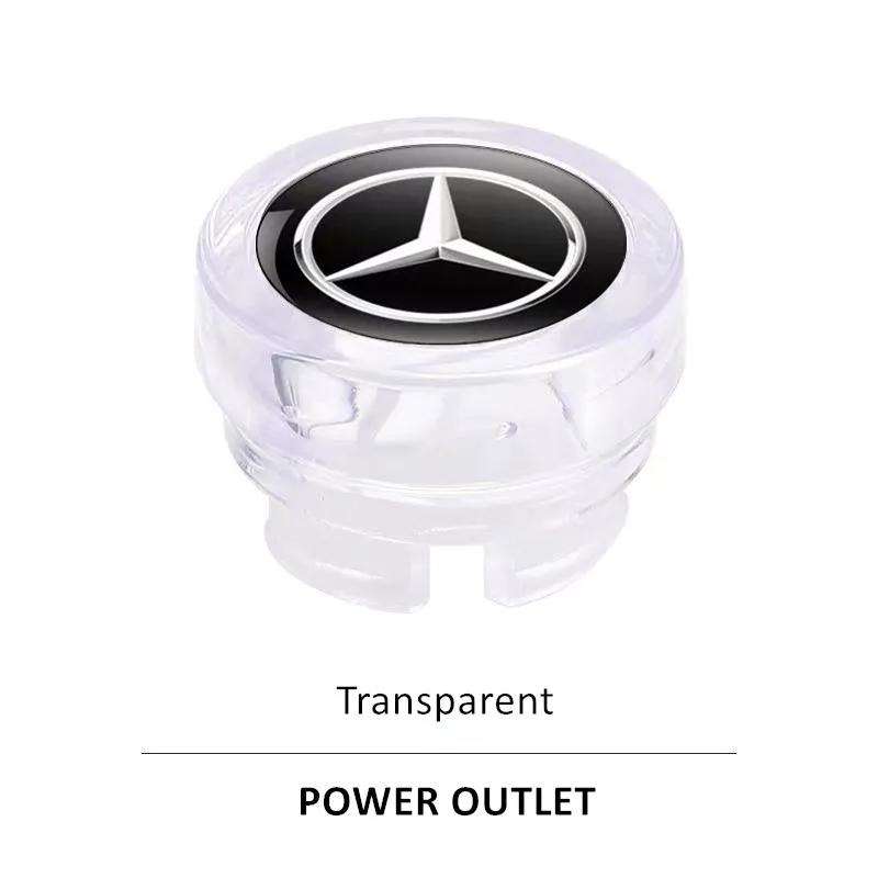 DKS1  Hot 2025 Car Cigarette Lighter Dust Cover Dustproof Cap Plug for MERCEDES BENZ W203 W204 W205 W209 W210 W211 W212 W176 W166 W163