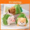 Festivals Capybara Zongzi Cartoon Keychain Stuffed Animal Doll Plush Gift Toy
