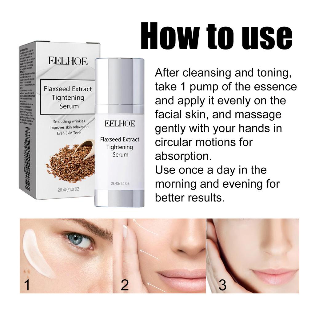 EELHOE Grape Seed Extract Face Serum Anti Wrinkle Tighten Brighten Moisturizing Skin Hyaluronic Acid Facial Skincare Care Cosmetics