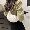 New Fashionable High-end Moon-shaped Baseball Bag Showing Luxury Women's Single Shoulder Bag Underarm Hobo Bag
