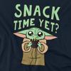Star Wars: The Mandalorian Mens Snack Time Grogu T-Shirt