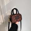 Kidss Checkered Trendy Mini Handbag Letters Leopard Print Kids Singleshoulder
