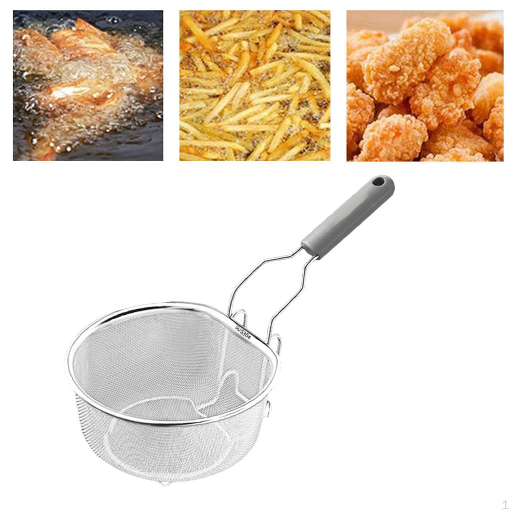Deep Fryer Basket Chip Cookware Cooking Tool for Barbecue Restaurant Home