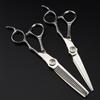Professional JP440c Steel 6 '' Silver Cut Hair Scissors Haircut Thinning Barber Makas Hair  Shears Hairdressing Scissors