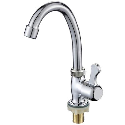 Kitchen Faucet Resistant Discoloration Silver Single Cold Water