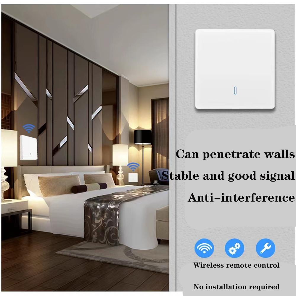 Wireless Remote Control Switches Receivers Don't Require Installation Of Wires Lighting Fixtures And Intelligent On-Off Devices