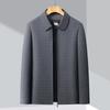 2026 Men's Wool Jacket: Spring/Autumn Casual Business Wear for Middle-aged Dads