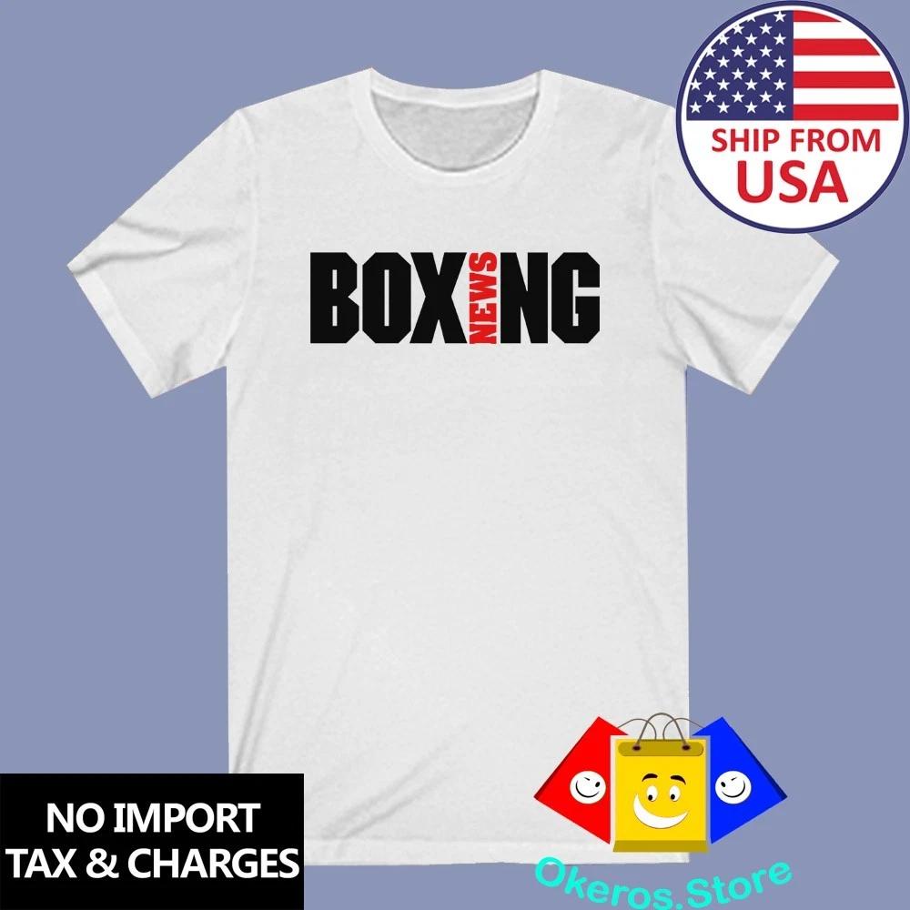 Boxing News Magazine Men s White Size S to 3XL S