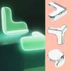 4Pcs Silicone Corner Protectors Self-Adhesive Furniture Corner Guards for Children Baby Table Corner Edge Protection Cover