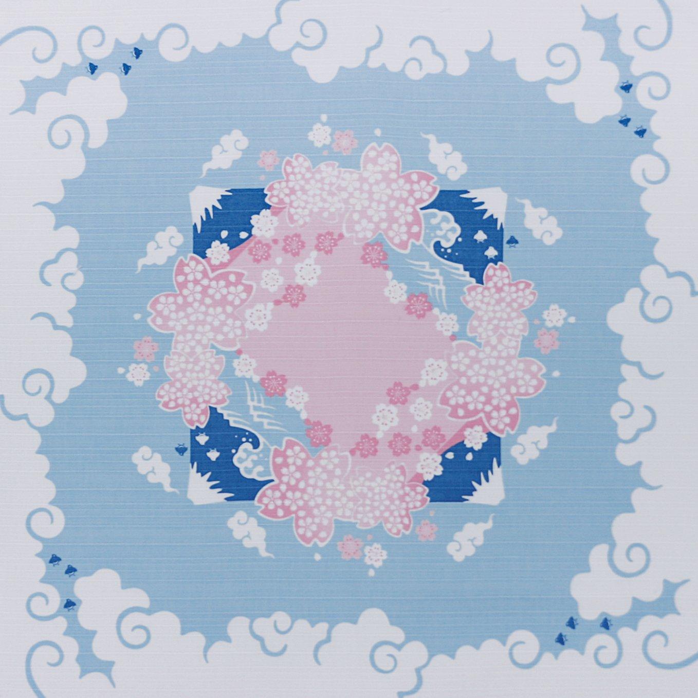 

Maeda Dyeing Works Flower Clothing Mount Small Furoshiki Fuji-shaped