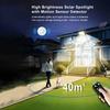 234/172 LED Solar Light Solar Security Lights with Motion Sensor 3 Modes Waterproof Split Solar Flood Wall Lights for Outside