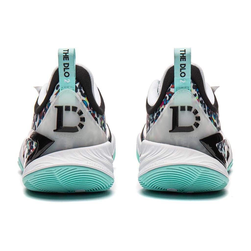 Li Ning DLO2 Low top Basketball Shoes Unisex White Black ABPW013-11