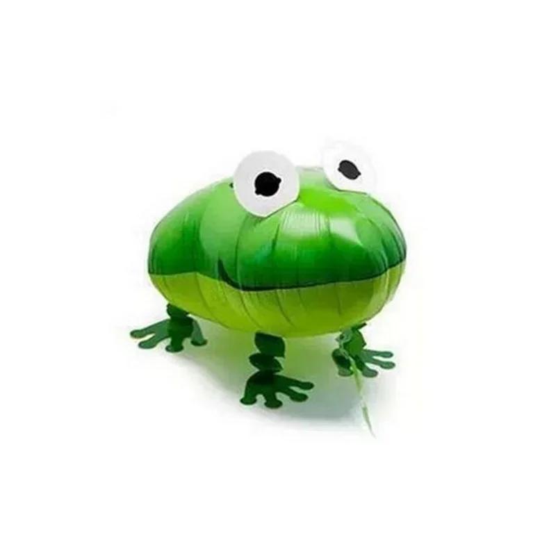 Cute Walking Animals Foil Balloons Pet Cat Giraffe Dinosaur Frogs Walk Helium Balloon Baby Shower Birthday Party Decorations 1Pc