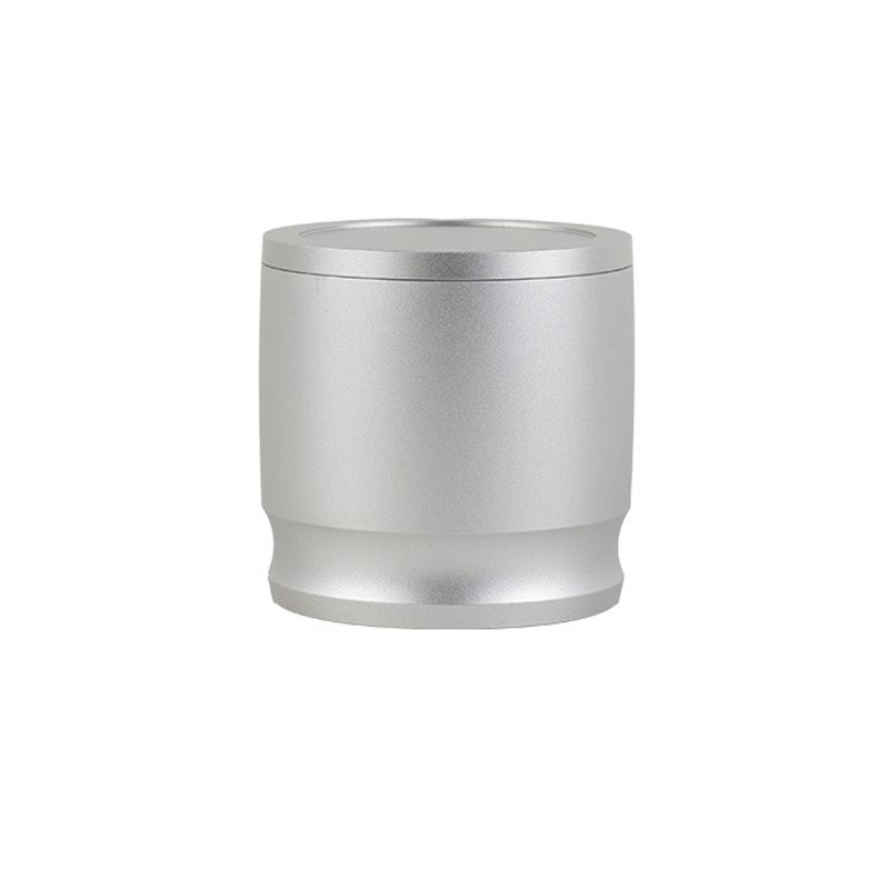 

Coffee Dosing Funnel Aluminum Alloy Blind Shaker Fit 58mm Portafilters Espresso Dosing Cup Home Barista Tools Coffee Accessories срібний