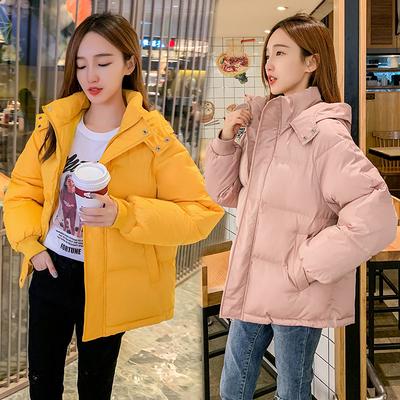 Jaqueta feminina inverno solto algodão casacos feminino curto pão roupas confortável e jovem moda estudante algodão jaqueta outerwears