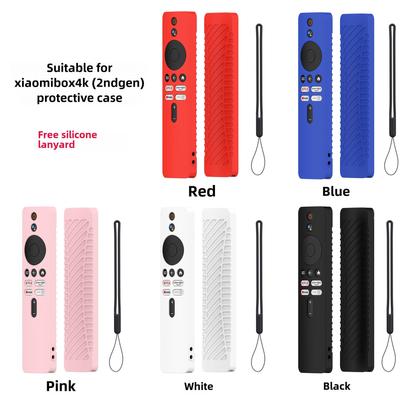 Silicone Protective Case for Xiaomi TV Stick 4K and MiBox 2nd Gen Remote - Dustproof & Drop-Proof.