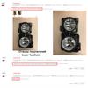 Fog Light LED for HONDA ACCORD EURO CU1 CU2 2009-2012 for Acura TSX Headlight Fog Lamp Cover Grill Bezel for Spirior Accessorie