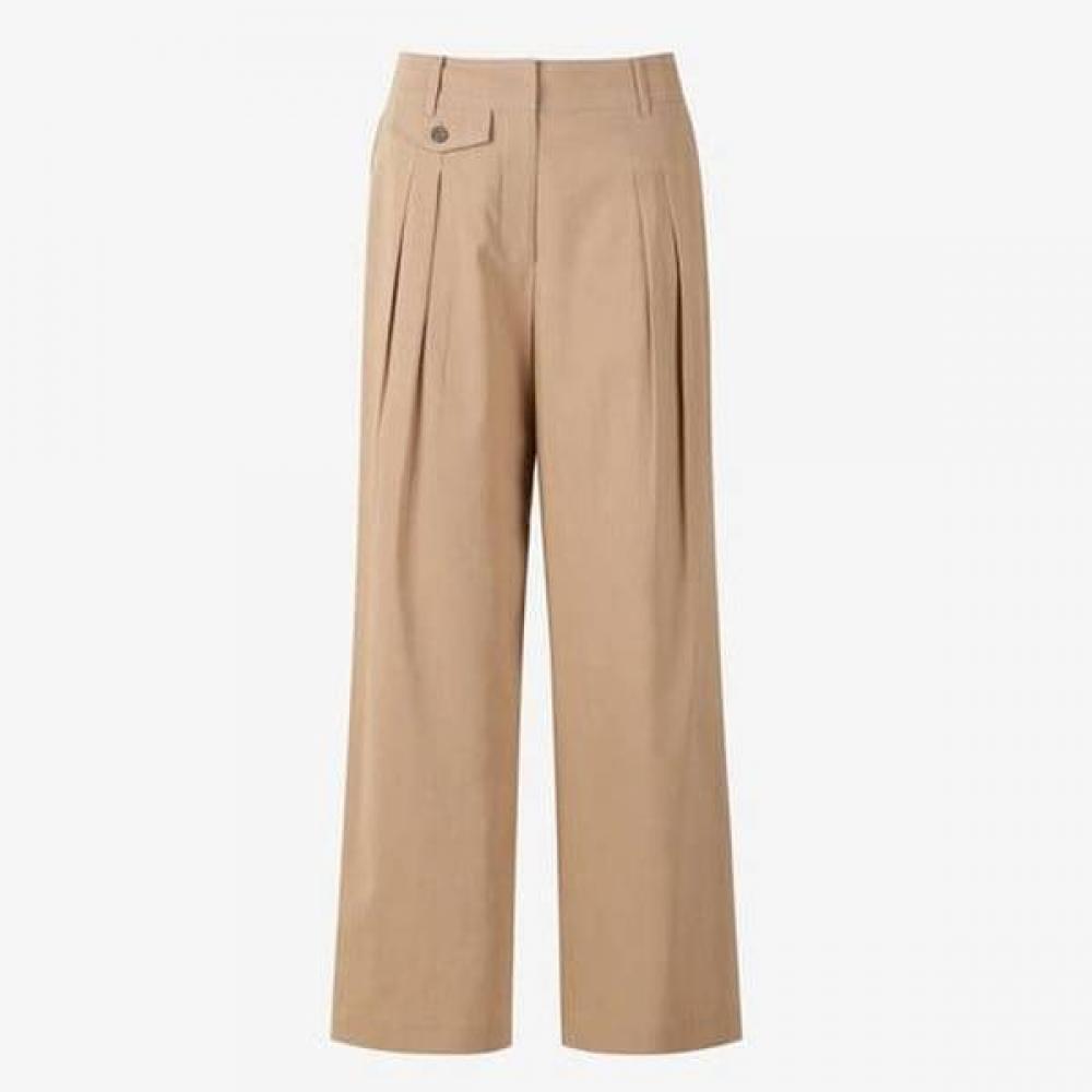 Cc Collect Bicolor Stitch Tuck Pants C262msa039 BE/55