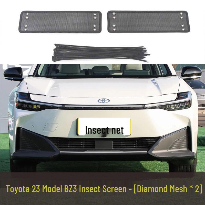 Сетка от насекомых и пыли на переднюю решетку Toyota BZ3/BZ3C для защиты радиатора. Custom-Fit