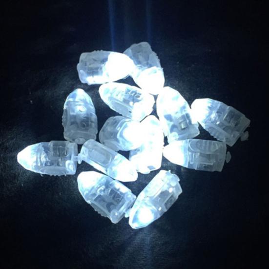 50 Stück LED Ballonlicht mit Schalter Farbwechsel Batteriebetrieben Helle Laterne Docht Party Mini-Lampe für Zuhause