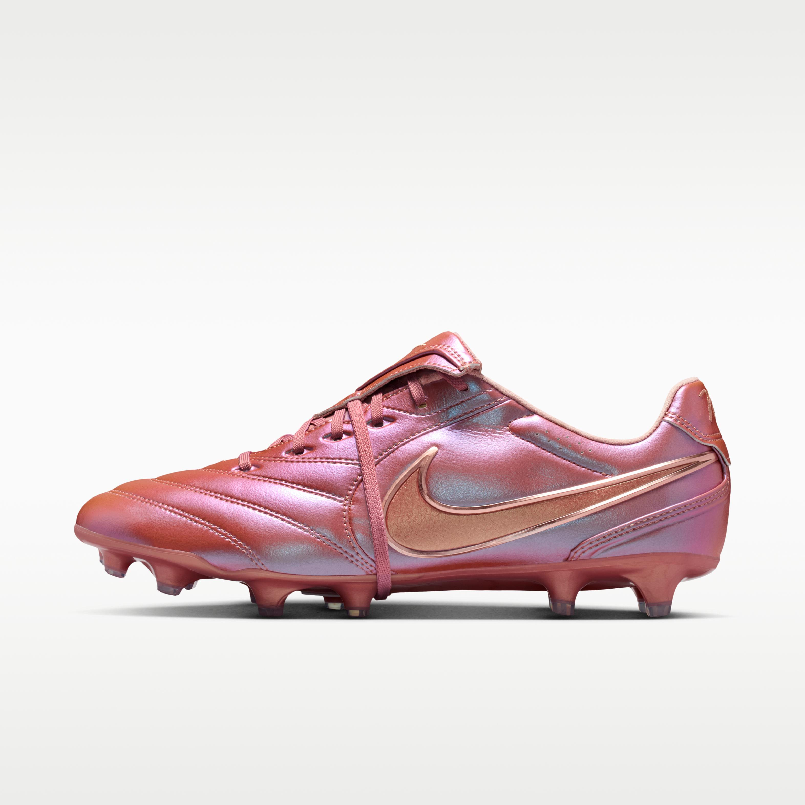 Nike Tiempo Ligera Pro FG LE Metallic Red Bronze Rose Gold 42