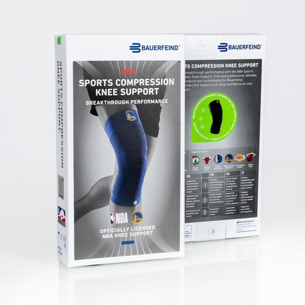 Bauerfeind SPORT KOMPRESSIONS KNIESTÜTZE NBA Kompressions Kniestütze Kniestütze Hergestellt in Deutschland Allgemeines Medizinprodukt NBA Zertifiziertes Knie