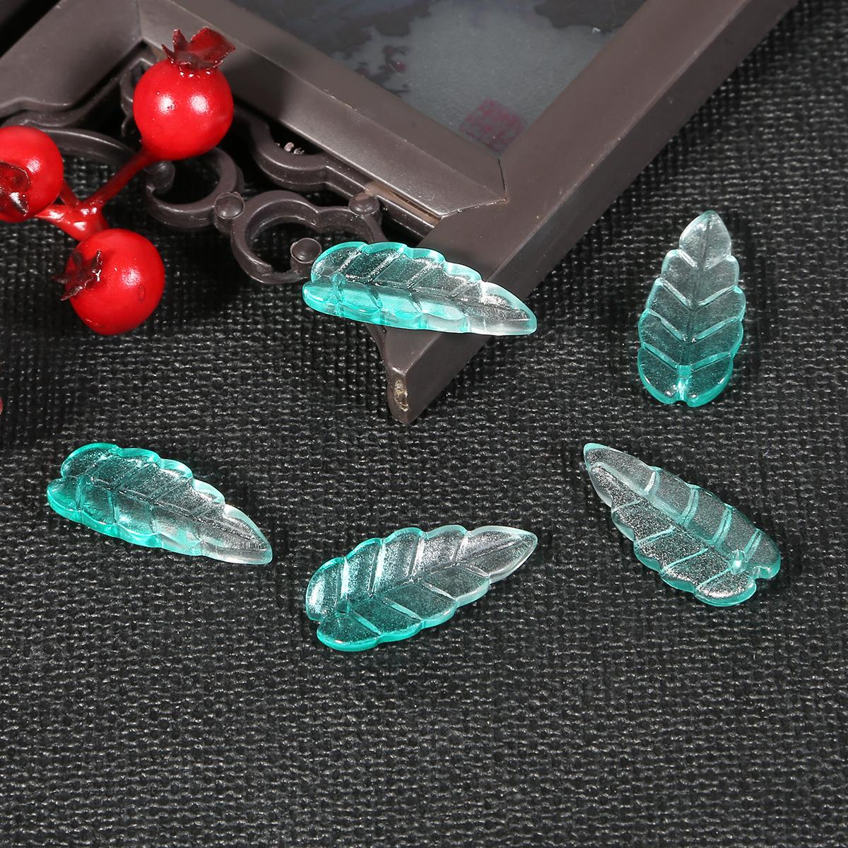 

10 шт. чешские глазурованные длинные листья подвески стеклянные бусины для изготовления ювелирных изделий своими руками браслет ожерелье серьги аксессуары