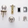 1 Kit Aluminum Alloy Globular Door Knobs Rotation Lock Knobset Handle Metal Door Knob With Key For Bedrooms Living Rooms