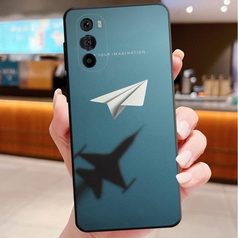 Cute Airplane Phone Case For Motorola Edge 60 50 40 Pro 60 50 40 30 Ultra Neo Fusion Moto G Play G Stylus G Carcasas
