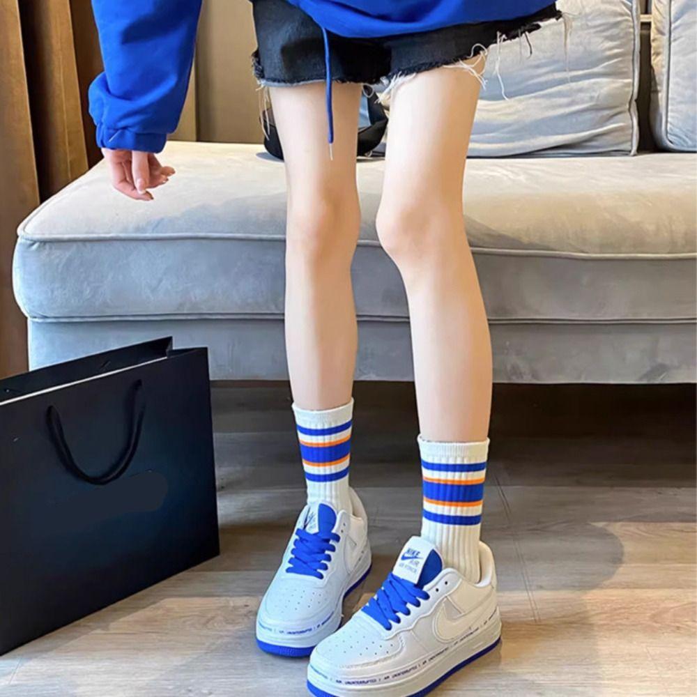 5Pairs Breathable Women Socks Autumn Winter White Socks Warm Sports Socks  Couple